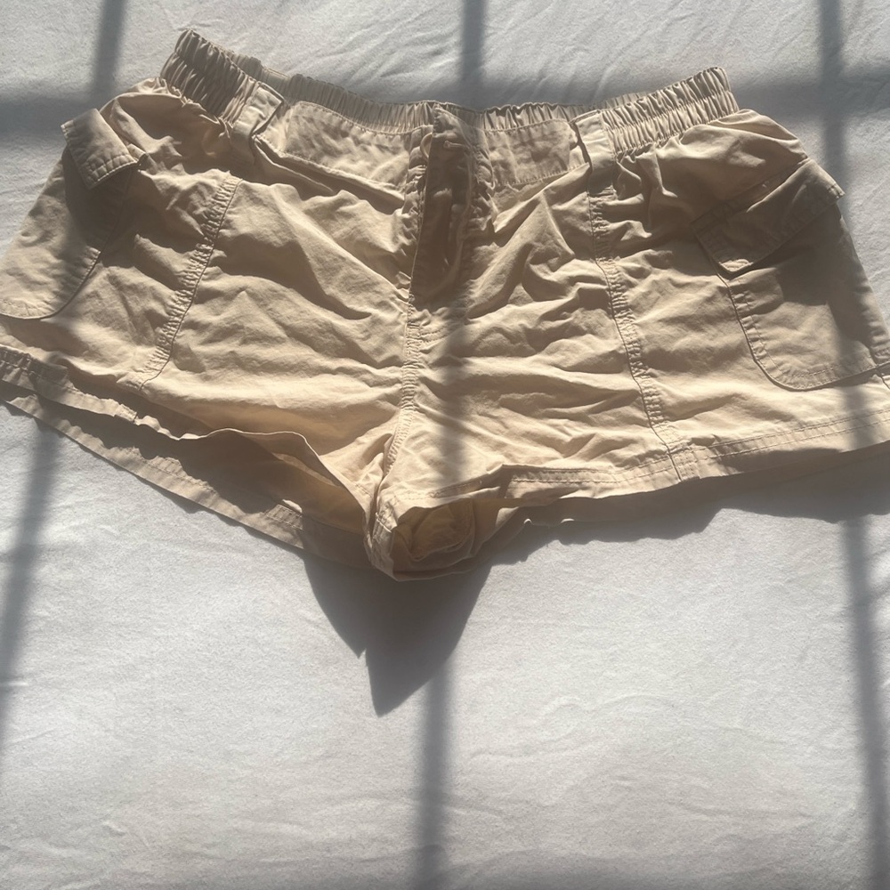Wild Fable Tan Cargo Shorts Relaxed Fit